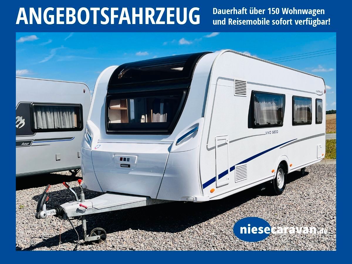 LMC Vivo 580 D Bugküche franz. Bett Heckbad Mover