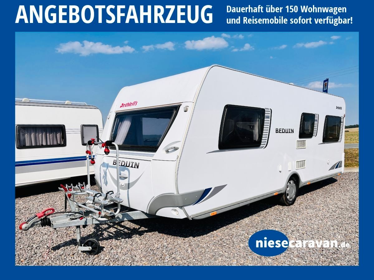 Dethleffs Beduin 540 DB franz. Bett  Mover Vorzelt