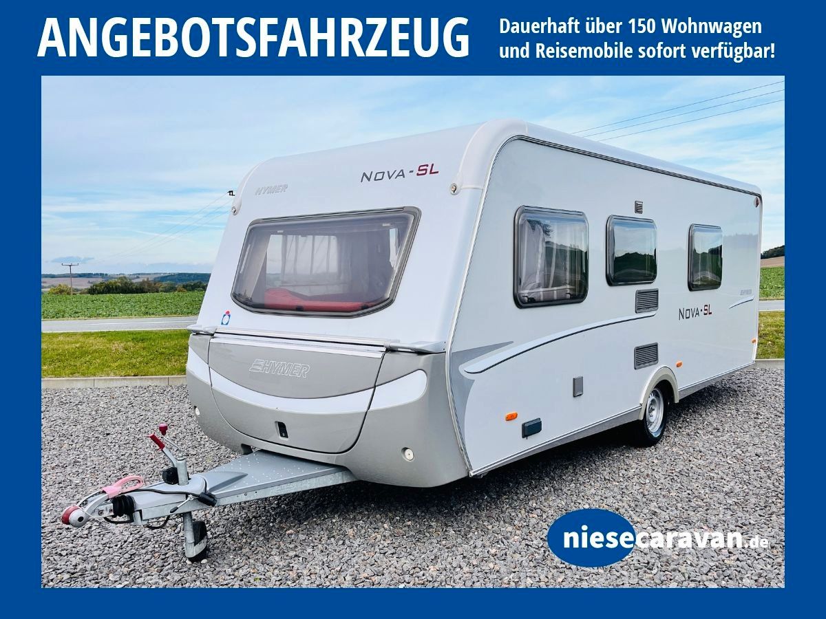 HYMER / ERIBA / HYMERCAR Nova 580 SL Heckbad Einzelbetten MOVER KLIMA